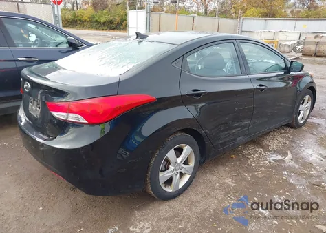 2013 Hyundai Elantra Gls из США, поврежденный, VIN 5NPDH4AE1DH316818